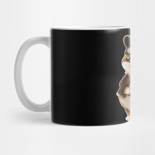 Cute Adventurer Hamster Mug